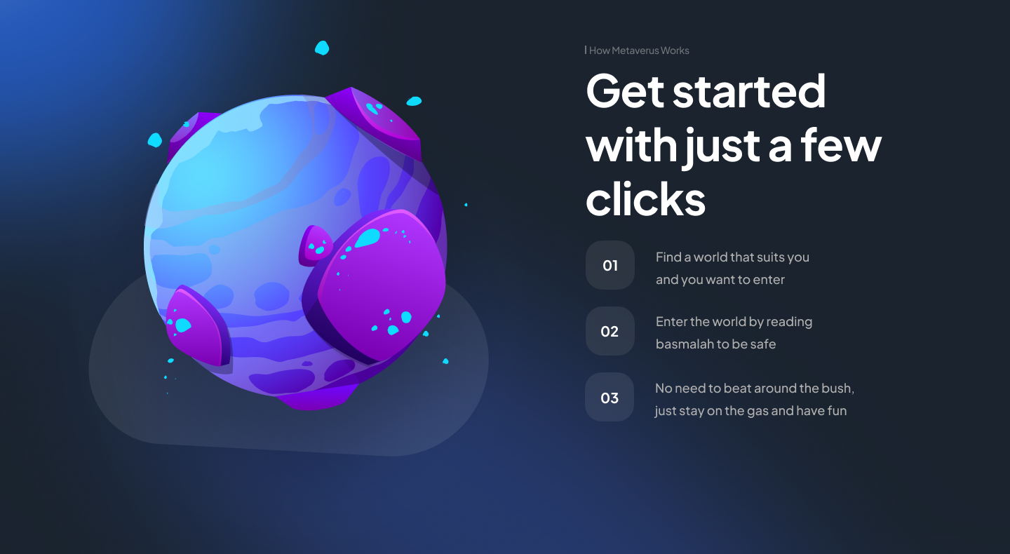 Get started with just a few clicks